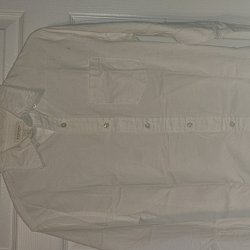 Sonoma White Dress Shirt S